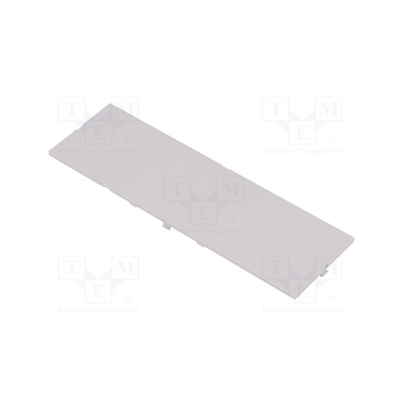 10 pcs : P05080201F.BL - Front panel, without frame,with holder, grey