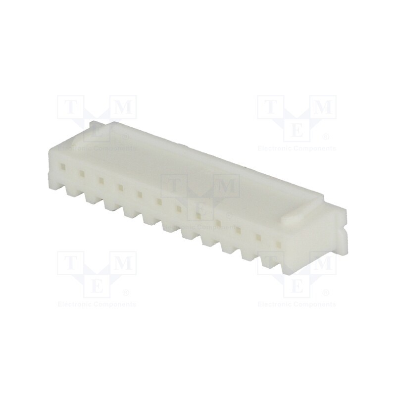 50 pcs : A2501H-12P - Plug, wire-board, female, A2501, 2.5mm, PIN: 12, w/o contacts, 250V