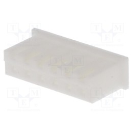 100 pcs : A2501H-6P - Plug, wire-board, female, A2501, 2.5mm, PIN: 6, w/o contacts, 250V