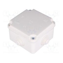 10 pcs : 0223-00 - Enclosure: junction box, X: 88mm, Y: 88mm, Z: 60mm, wall mount, IP55