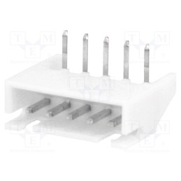 50 pcs : A2501WR-5P1 - Socket, wire-board, male, A2501, 2.5mm, PIN: 5, THT, 250V, 3A, tinned