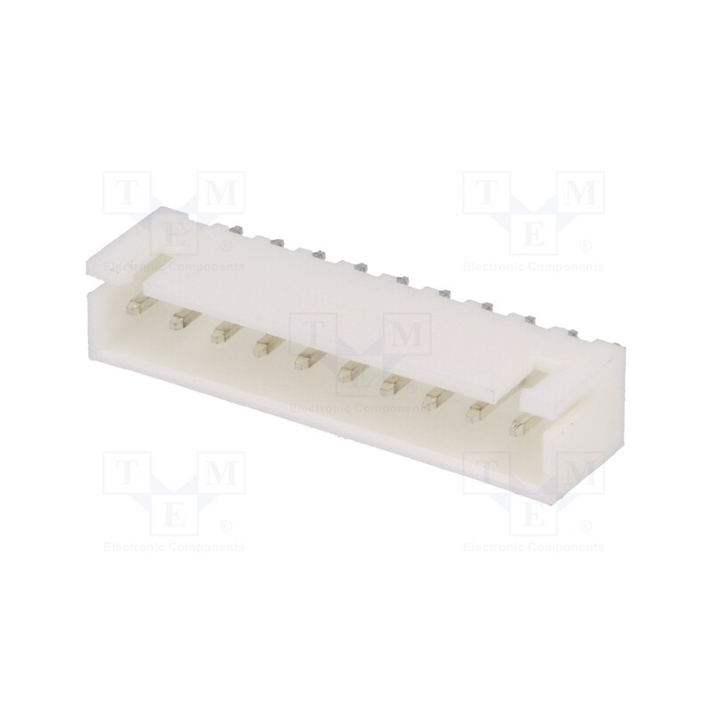 50 pcs : A2501WV-10P1 - Socket, wire-board, male, A2501, 2.5mm, PIN: 10, THT, 250V, 3A, tinned