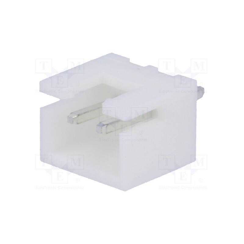 100 pcs : A2501WV-2P1 - Socket, wire-board, male, A2501, 2.5mm, PIN: 2, THT, 250V, 3A, tinned