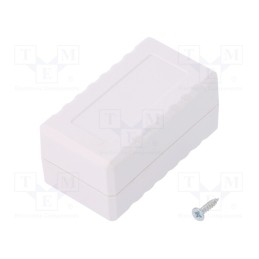 10 pcs : Z130B ABS - Enclosure: multipurpose, X: 31mm, Y: 56mm, Z: 27mm, ABS, white