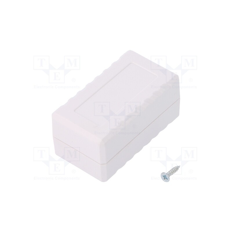 10 pcs : Z130B ABS - Enclosure: multipurpose, X: 31mm, Y: 56mm, Z: 27mm, ABS, white