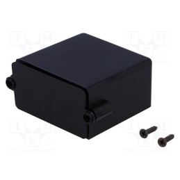 10 pcs : KM-18 BK - Enclosure: for alarms, X: 55mm, Y: 56mm, Z: 30mm, ABS, black