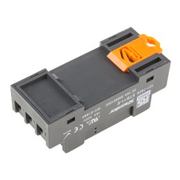 1 pcs - RS PRO 11 Pin 300V DIN Rail Relay Socket, for use with RS PRO RKL Relays 3PDT