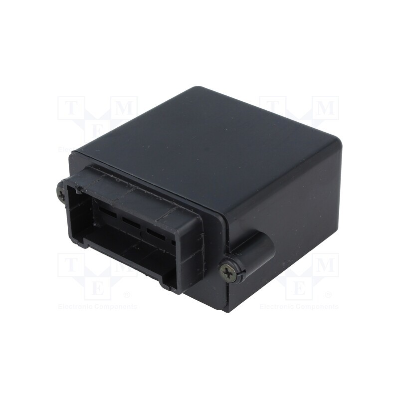 10 pcs : KM-18B BK - Enclosure: for alarms, X: 56mm, Y: 52mm, Z: 30mm, ABS, black