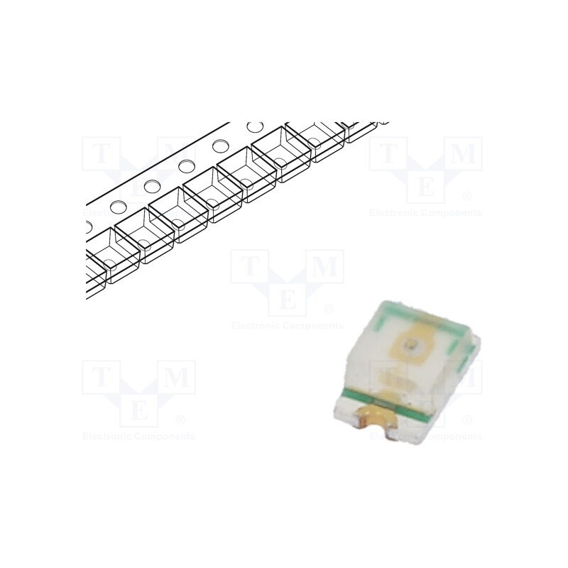 20 pcs : SML-H12U8TT86C - LED, SMD, 0805, red, 25÷40mcd, 2x1.25x0.8mm, 2.2V, 20mA, 54mW