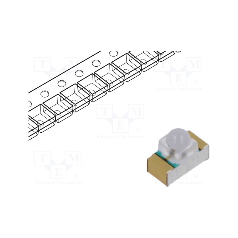 20 pcs : IR26-51C/L110/TR8 - IR transmitter, 3216, transparent, 20°, λp max: 940nm, SMD, 65mA