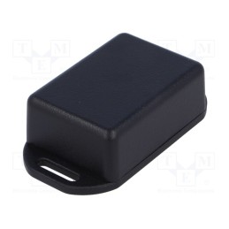 10 pcs : 1551GFLBK - Enclosure: multipurpose, X: 35mm, Y: 50mm, Z: 20mm, with fixing lugs