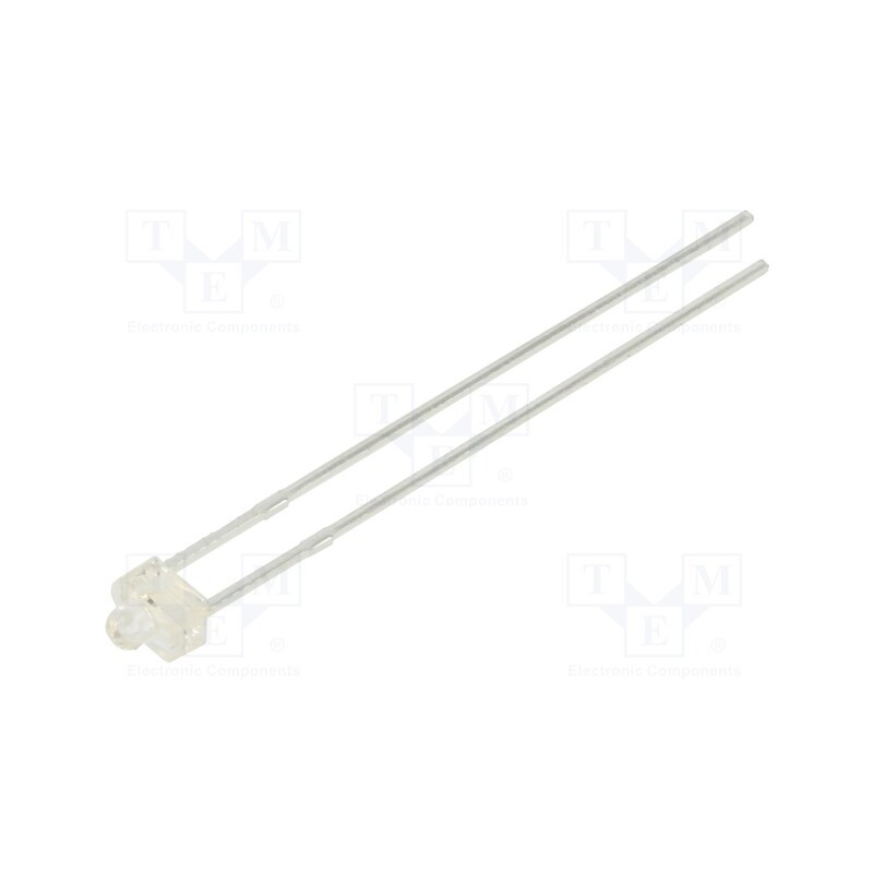 20 pcs : L-2060SURCK - LED, 1.8mm, red, 1300÷1900mcd, 30°, Front: convex, 1.95÷2.5V