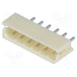 50 pcs : A2506WV-6P - Socket, wire-board, male, A2506, 2.5mm, PIN: 6, THT, 250V, 3A, tinned