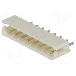 50 pcs : A2506WV-8P - Socket, wire-board, male, A2506, 2.5mm, PIN: 8, THT, 250V, 3A, tinned