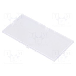 10 pcs : P05050721F - Front panel, without frame,with holder, transparent