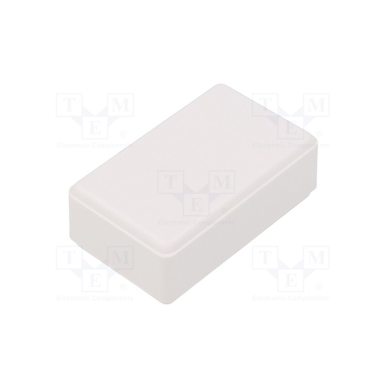 10 pcs : PP056W-S - Enclosure: multipurpose, X: 35mm, Y: 58mm, Z: 21mm, ABS, white