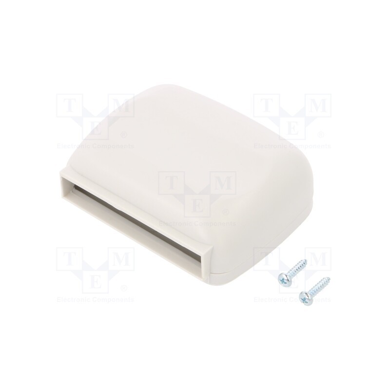 10 pcs : KM-126G - Enclosure: specialist, X: 66.5mm, Y: 79.6mm, Z: 27.2mm, ABS, grey