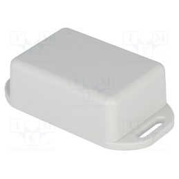 10 pcs : 1551GFLGY - Enclosure: multipurpose, X: 35mm, Y: 50mm, Z: 20mm, with fixing lugs