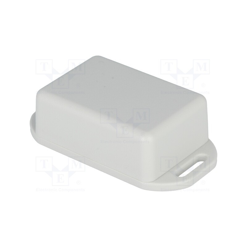 10 pcs : 1551GFLGY - Enclosure: multipurpose, X: 35mm, Y: 50mm, Z: 20mm, with fixing lugs
