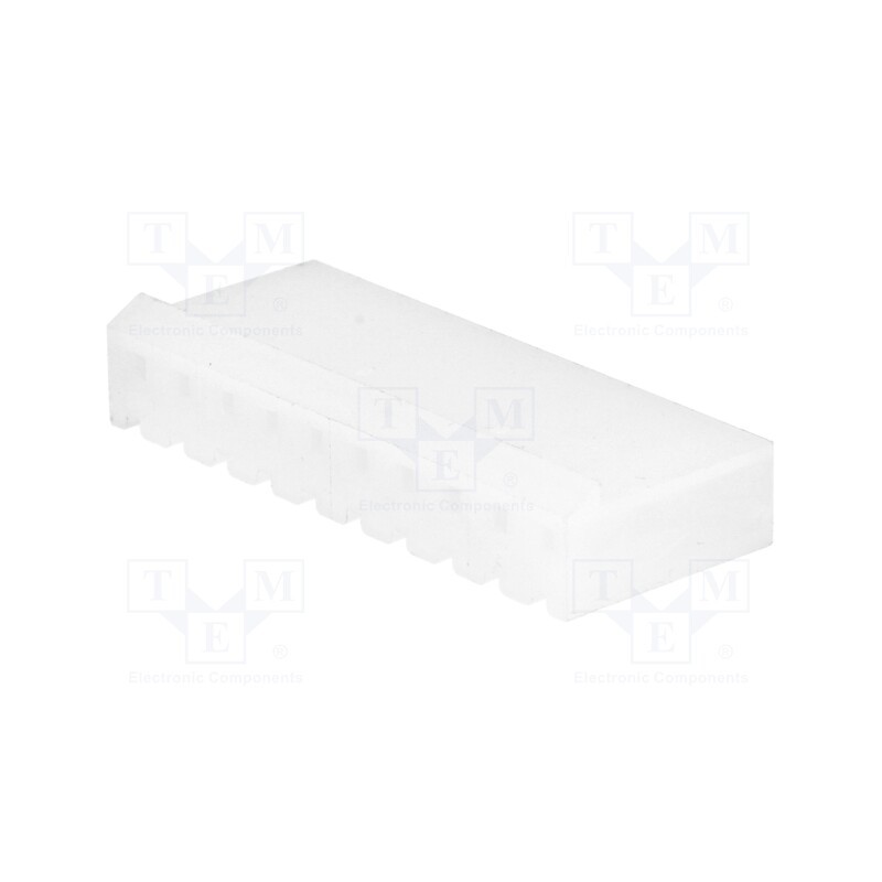 50 pcs : A3960H-10P-1 - Plug, wire-board, female, 3.96mm, PIN: 10, w/o contacts, for cable