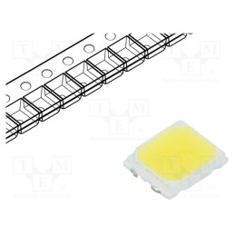 50 pcs : LTW-2835SZK50 - LED, SMD, 2835, white cold, 24÷30lm, 5000K, 80, 120°, 60mA, 2.9÷3.2V