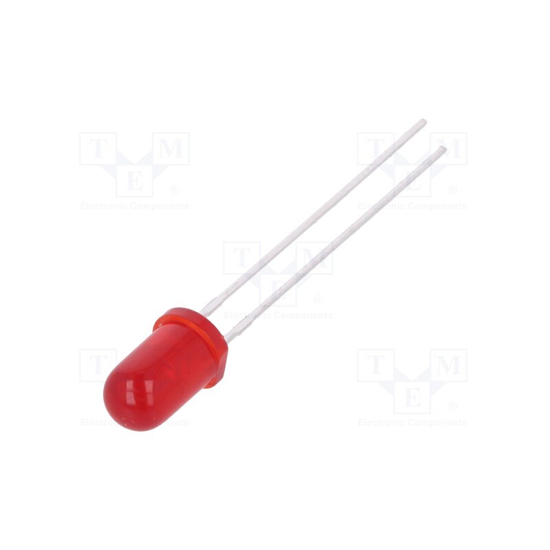 20 pcs : L-7113HD - LED, 5mm, red, 3÷6mcd, 30°, Front: convex, 2.05÷2.45V, No.of term: 2