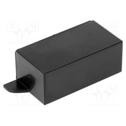 10 pcs : KM-25B BK - Enclosure: with panel, with fixing lugs, X: 81mm, Y: 31mm, Z: 23mm
