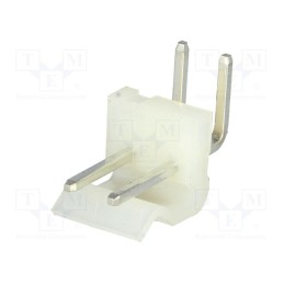 50 pcs : A5081WR-2P - Socket, wire-board, male, 5.08mm, PIN: 2, THT, 250V, 7A, tinned, 10mΩ