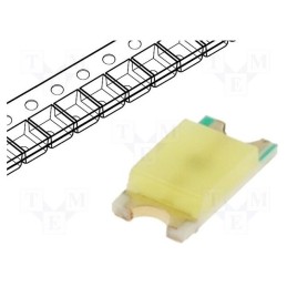 20 pcs : OF-SMD3216W - LED, SMD, 1206, white cold, 460÷700mcd, 120°, 20mA, 3÷3.2V