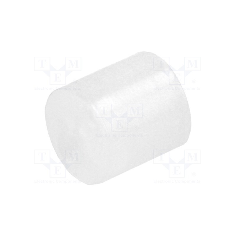 100 pcs : FIX-LED-5 - Spacer sleeve, LED, Øout: 5mm, ØLED: 5mm, L: 5mm, natural, UL94V-2