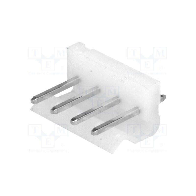 50 pcs : A5081WV-4P - Socket, wire-board, male, 5.08mm, PIN: 4, THT, 250V, 7A, tinned, 10mΩ
