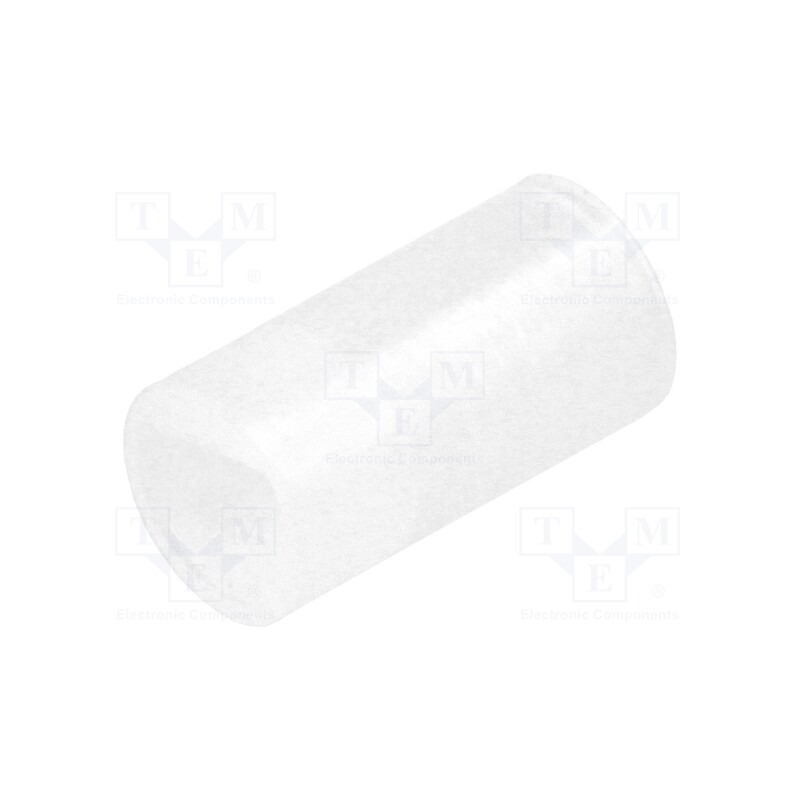 100 pcs : FIX-LEDS-7.5 - Spacer sleeve, LED, Øout: 4mm, ØLED: 3mm, L: 7.5mm, natural, UL94V-2