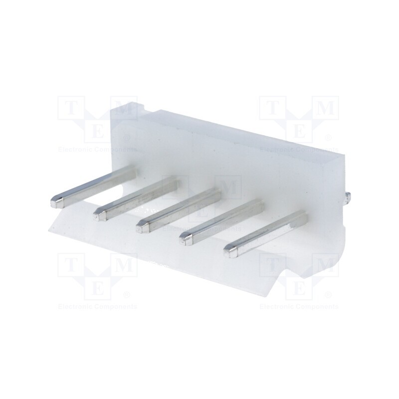 50 pcs : A5081WV-5P - Socket, wire-board, male, 5.08mm, PIN: 5, THT, 250V, 7A, tinned, 10mΩ