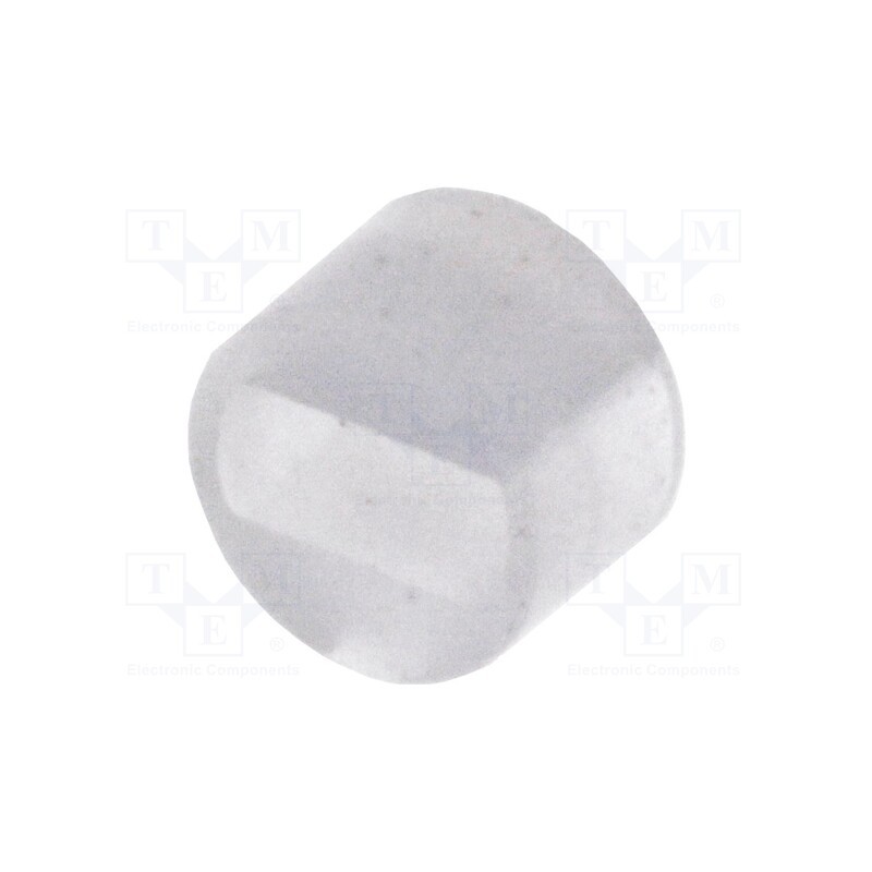 100 pcs : FIX-LEDS-2.5 - Spacer sleeve, LED, Øout: 4mm, ØLED: 3mm, L: 2.5mm, natural, UL94V-2