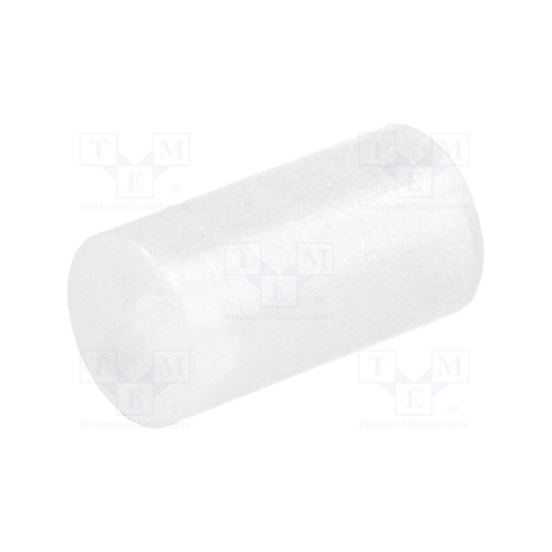 100 pcs : FIX-LED-9 - Spacer sleeve, LED, Øout: 5mm, ØLED: 5mm, L: 9mm, natural, UL94V-2