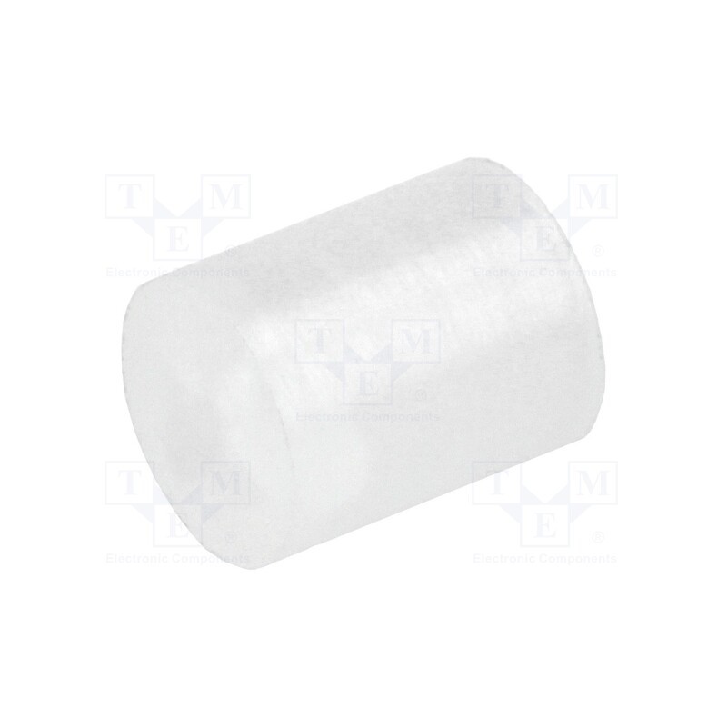 100 pcs : FIX-LED-6 - Spacer sleeve, LED, Øout: 5mm, ØLED: 5mm, L: 6mm, natural, UL94V-2