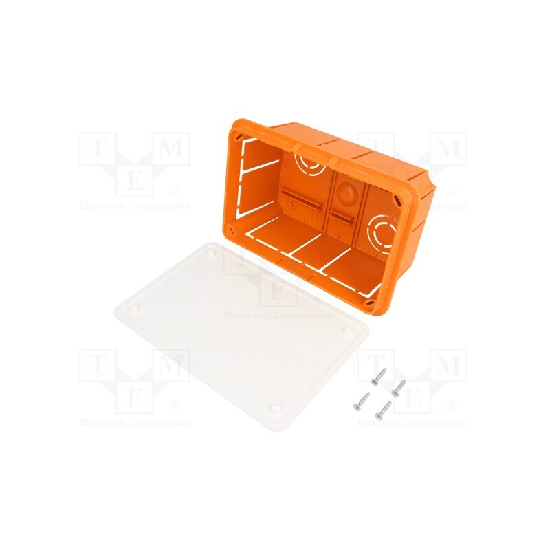 10 pcs : OL 10003 - Enclosure: junction box, X: 98mm, Y: 153mm, Z: 70mm, IP30, red