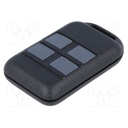 10 pcs : P-102 BK - Enclosure: for remote controller, X: 36mm, Y: 59mm, Z: 13mm
