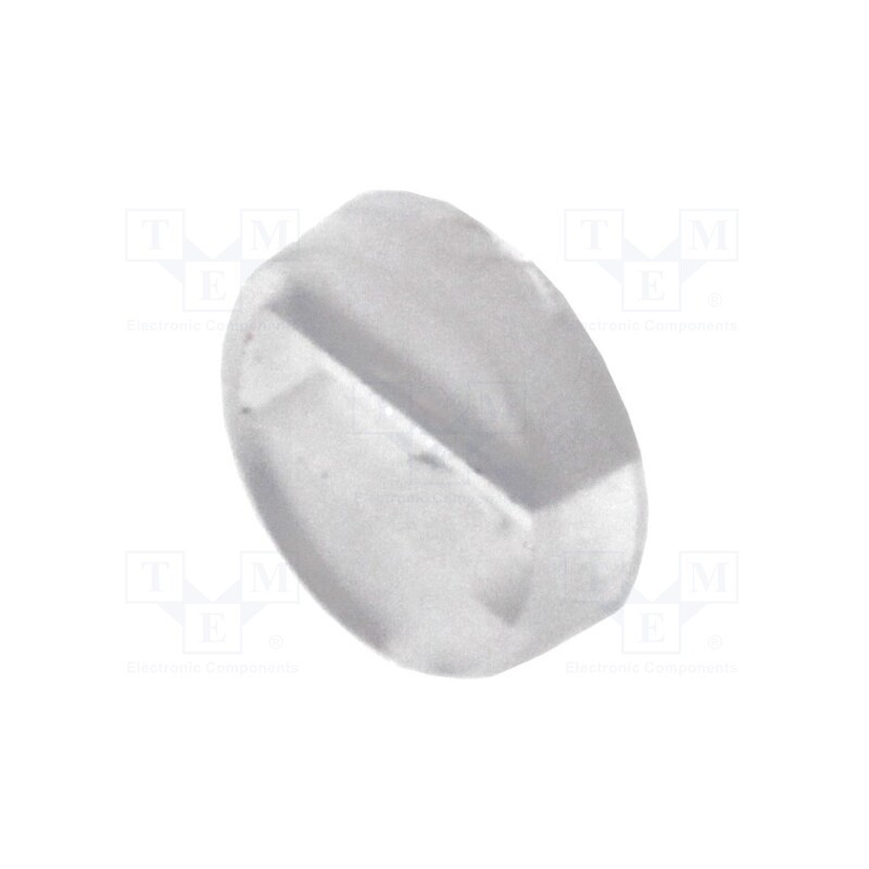 100 pcs : FIX-LEDS-1 - Spacer sleeve, LED, Øout: 4mm, ØLED: 3mm, L: 1mm, natural, UL94V-2