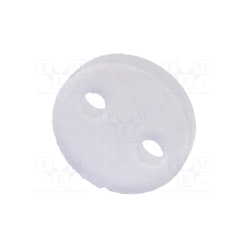 100 pcs : FIX-LED-15 - Spacer sleeve, LED, Øout: 5mm, ØLED: 5mm, L: 15mm, natural, UL94V-2