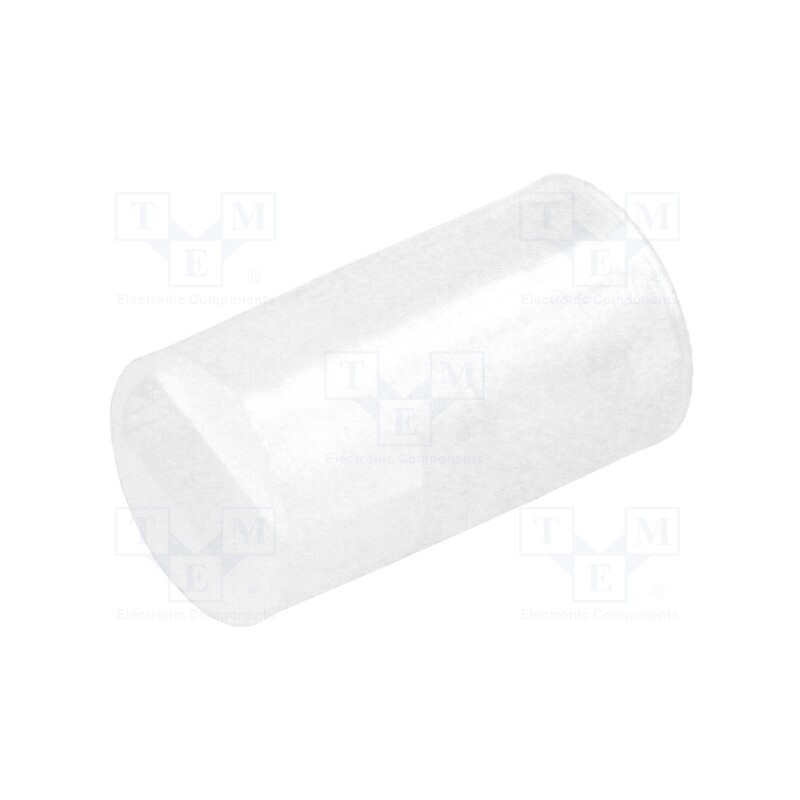 100 pcs : FIX-LEDS-7 - Spacer sleeve, LED, Øout: 4mm, ØLED: 3mm, L: 7mm, natural, UL94V-2