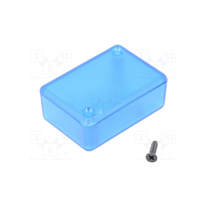 10 pcs : 1551GTBU - Enclosure: multipurpose, X: 35mm, Y: 50mm, Z: 20mm, 1551, ABS, blue
