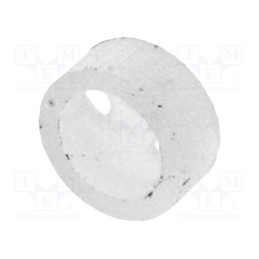 100 pcs : FIX-LED-2 - Spacer sleeve, LED, Øout: 5mm, ØLED: 5mm, L: 2mm, natural, UL94V-2