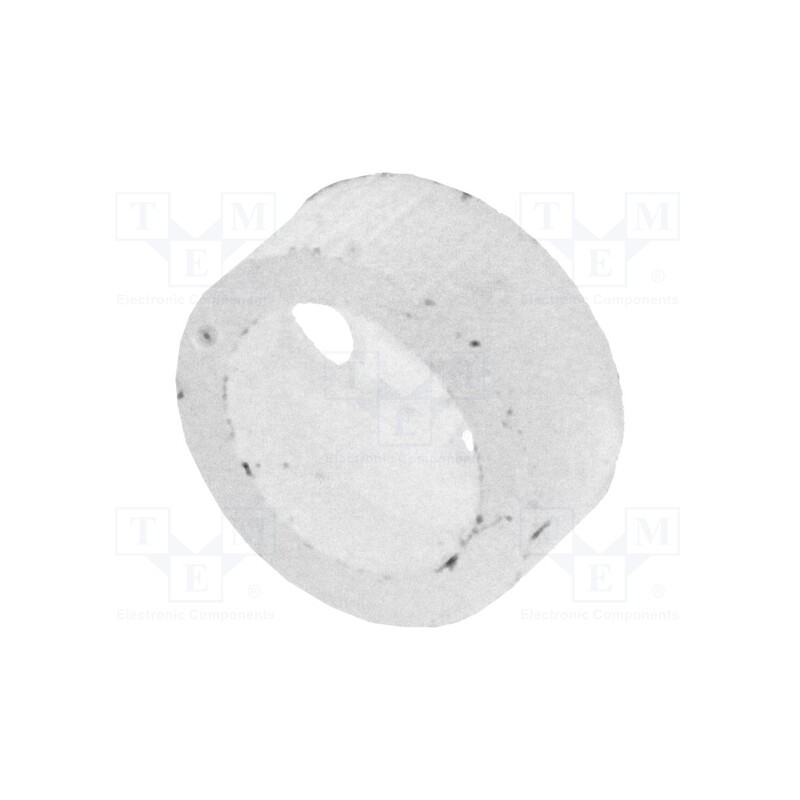 100 pcs : FIX-LED-2 - Spacer sleeve, LED, Øout: 5mm, ØLED: 5mm, L: 2mm, natural, UL94V-2