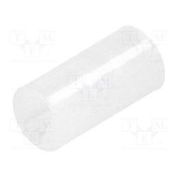 100 pcs : FIX-LEDS-8 - Spacer sleeve, LED, Øout: 4mm, ØLED: 3mm, L: 8mm, natural, UL94V-2