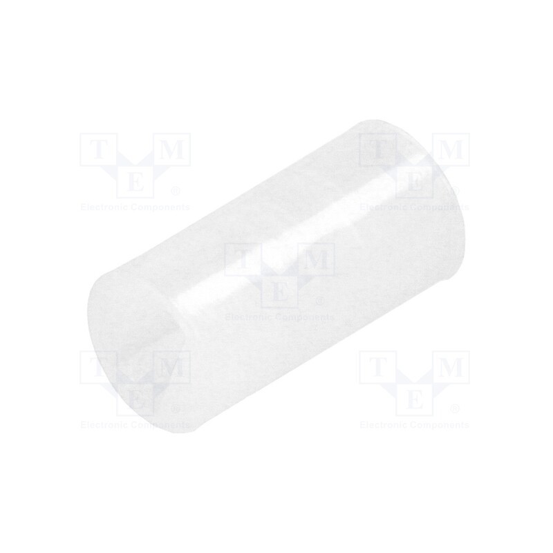 100 pcs : FIX-LEDS-8 - Spacer sleeve, LED, Øout: 4mm, ØLED: 3mm, L: 8mm, natural, UL94V-2