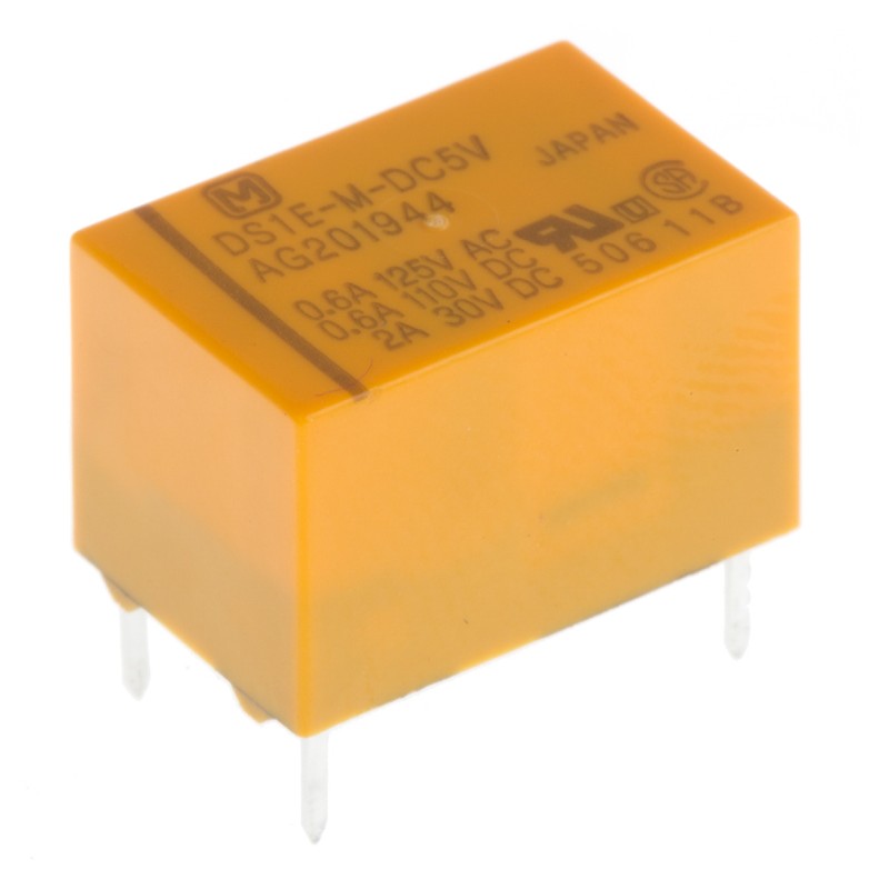 1 pcs - Panasonic Surface Mount Signal Relay, 5V dc Coil, 3A Switching Current, SPST