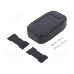 10 pcs : ZM125.75.33 ABS - Enclosure: multipurpose, X: 75.2mm, Y: 125.1mm, Z: 33mm, ZM, ABS