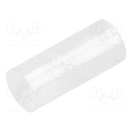 100 pcs : FIX-LEDS-9.5 - Spacer sleeve, LED, Øout: 4mm, ØLED: 3mm, L: 9.5mm, natural, UL94V-2