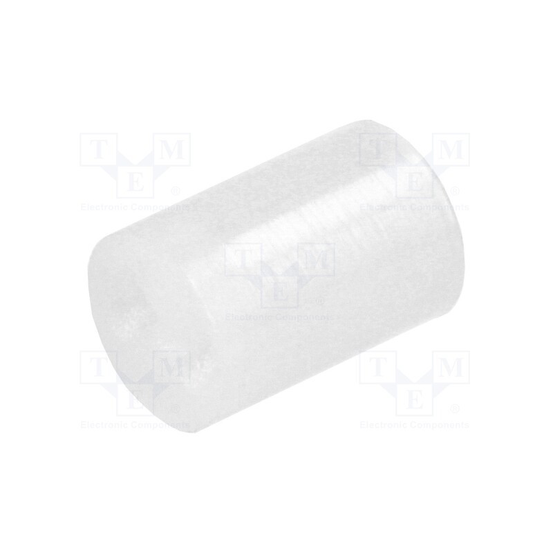 100 pcs : FIX-LED-7 - Spacer sleeve, LED, Øout: 5mm, ØLED: 5mm, L: 7mm, natural, UL94V-2